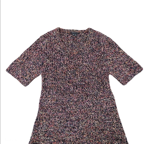 Theory Idalena Multicolored Cashmere Sweater Dress - Picture 4 of 9